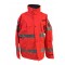 Gilet rosso fluo AV con con bande Reflexite® taglia XXL