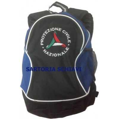 Blau Rucksack NAtionale Katastrophenhilfe